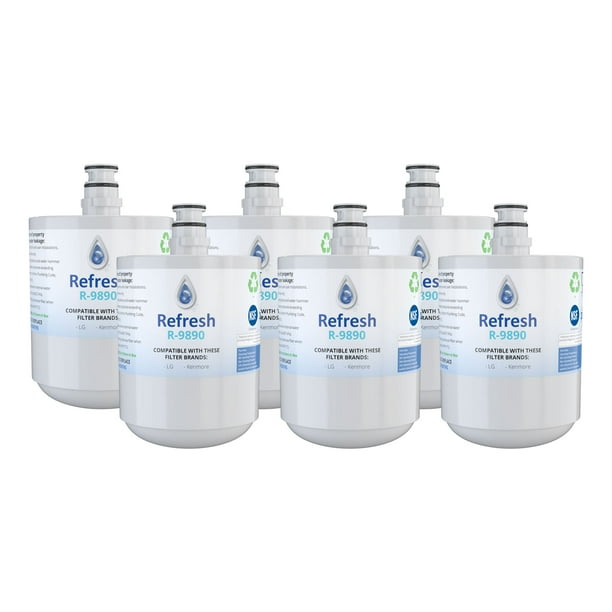 6-Pack Replacement Water Filter For LG LFX25974SW